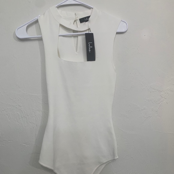 Lulus White bodysuit - Picture 1 of 6
